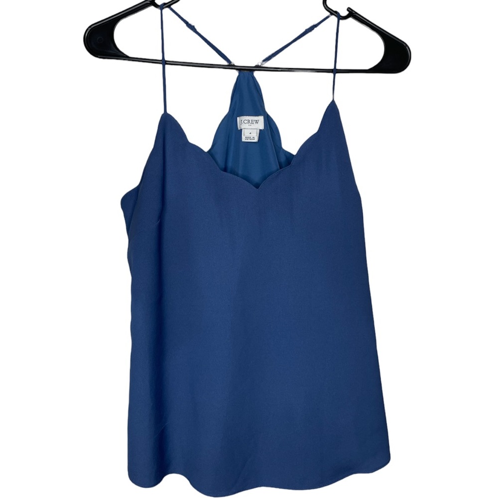 J. Crew Scallop Tank Top